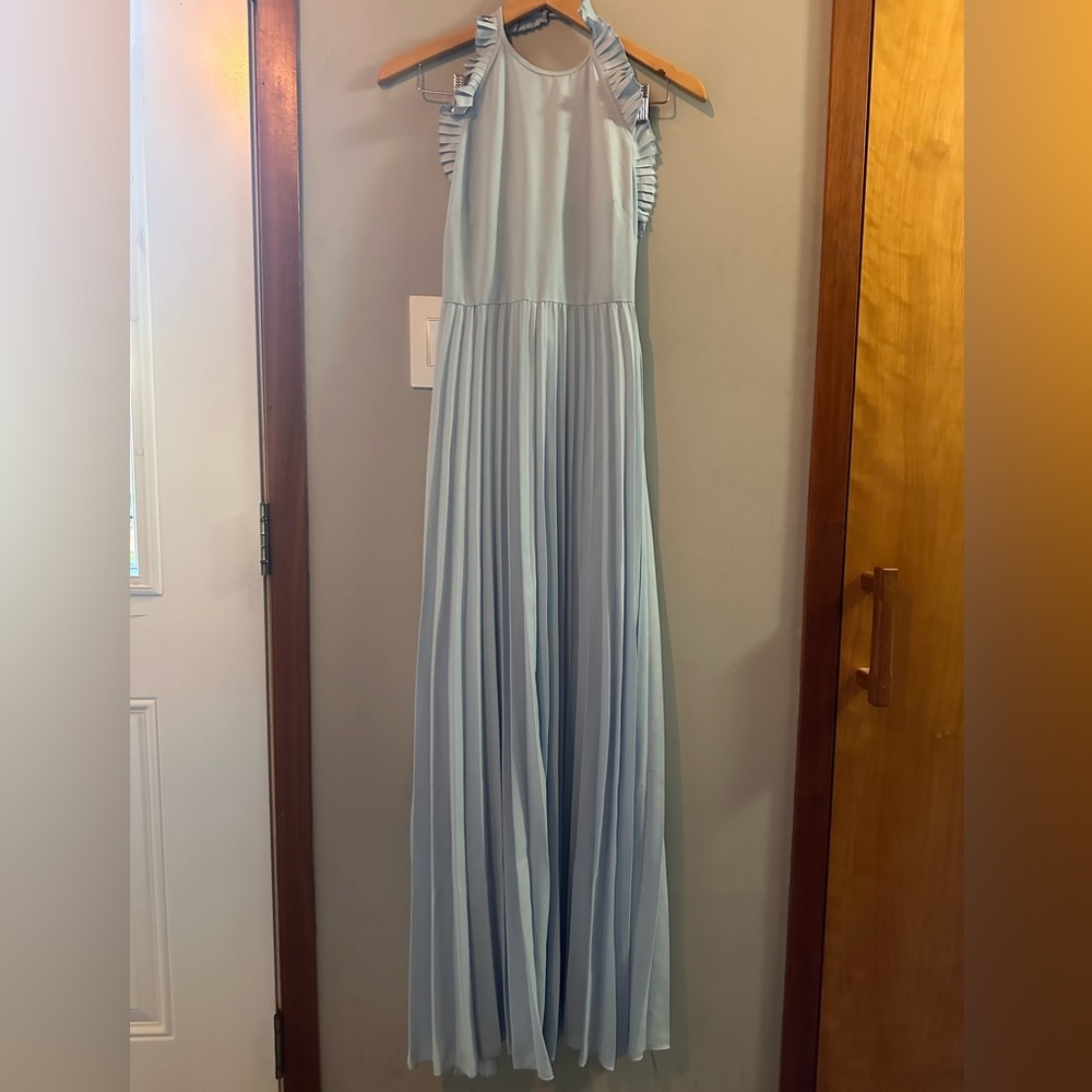 ASOS Light Blue Pleated Dress (NWOT)